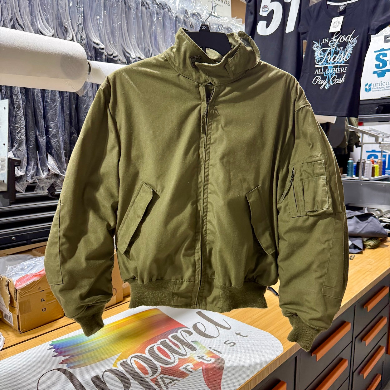 Vintage US Army CVC Combat Vehicle Crewman Jacket XL-Long