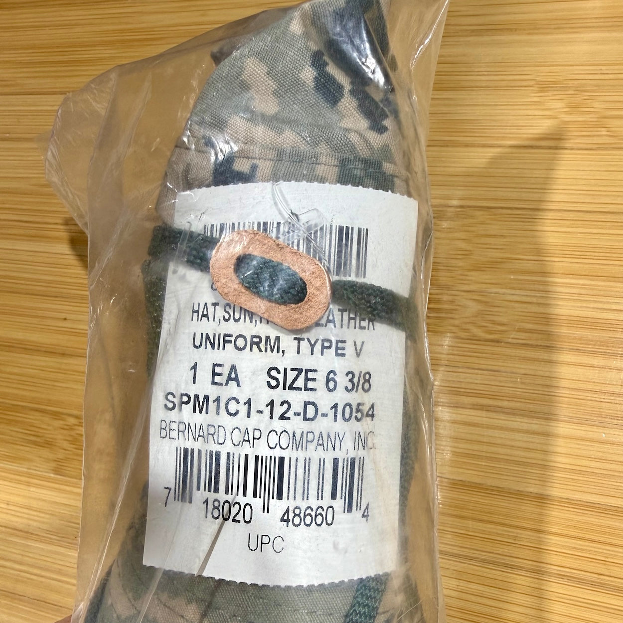 US Military Sun - Hot Weather - Type IL Military Camo Boonie Hat W/Strap