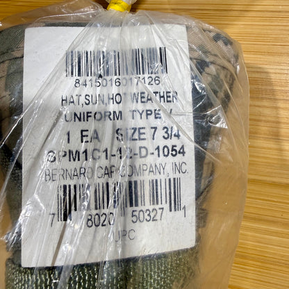 US Military Sun - Hot Weather - Type IL Military Camo Boonie Hat W/Strap