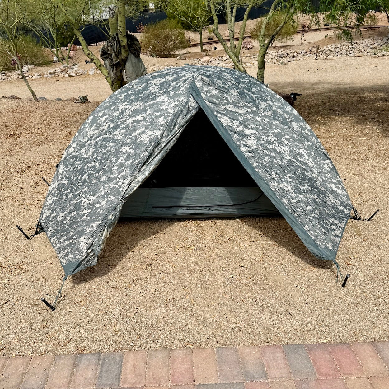 LiteFighter Tent US Army ACU Camouflage Combat One Person Tent