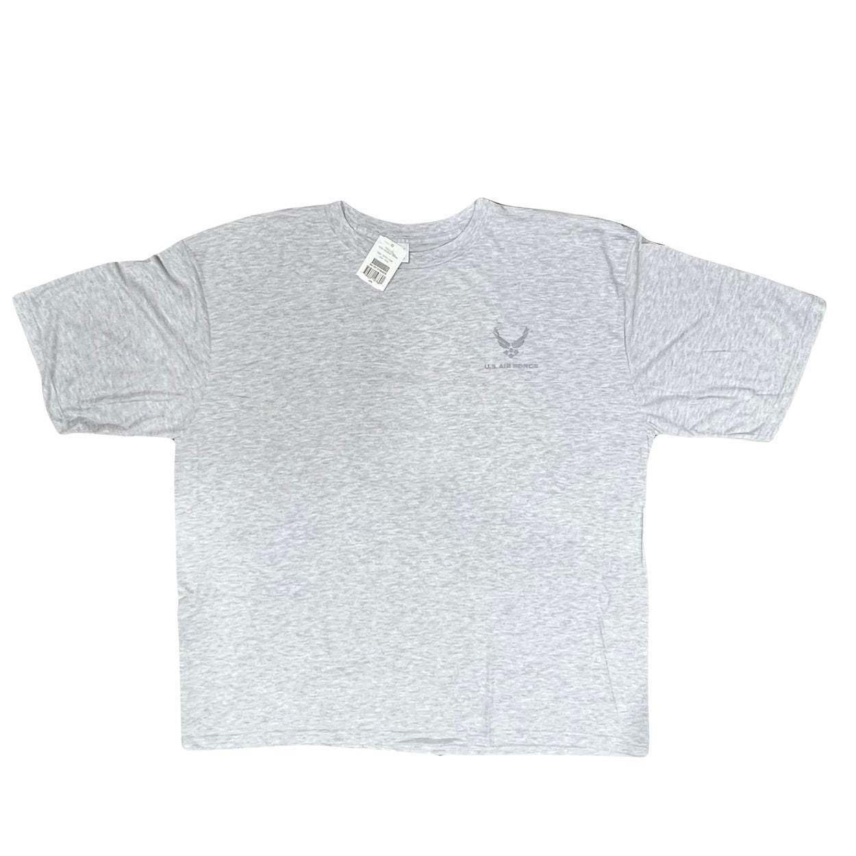 US Air Force T-Shirt Unused 4XL - Premium Polyester Military Tee (Gray)