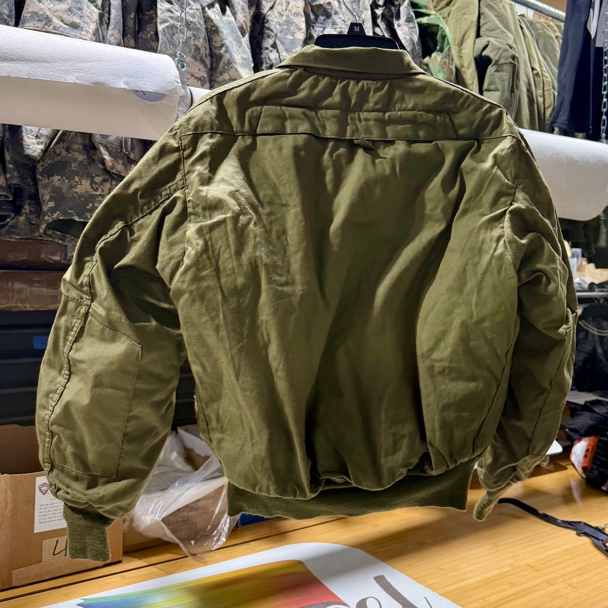 US Military Aramid Cold Weather Jacket Green Medium Regular