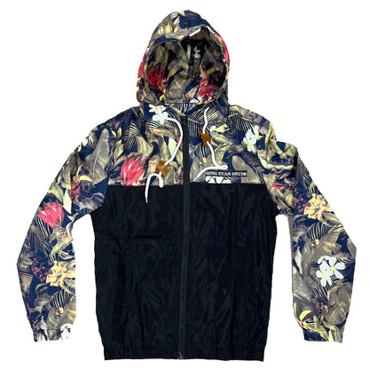 Women's Windbreaker With Flower Design Available In 3 Colors