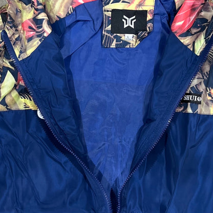 Women's Flower Zip Windbreaker