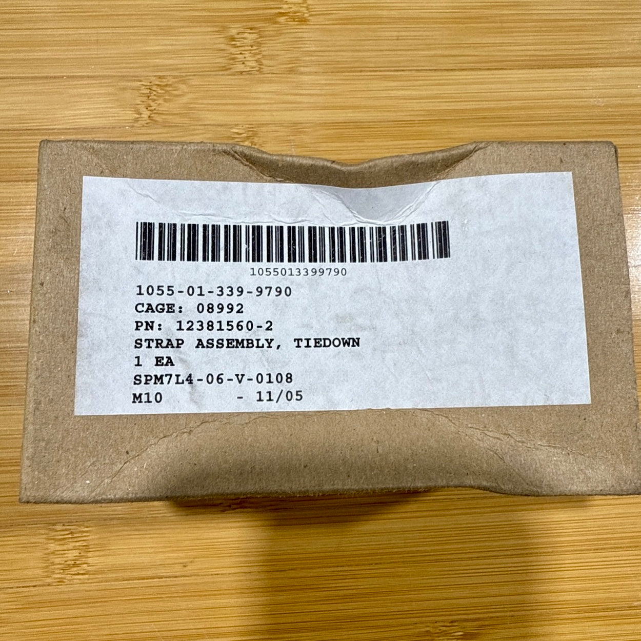 US Military Tie-Down Straps 2-Piece Set - New in Box Tactical Equipment Straps