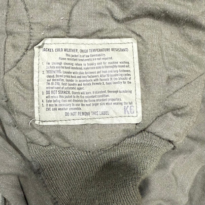 Vintage US Army Aramid Coat CVC Combat Vehicle Coat Large