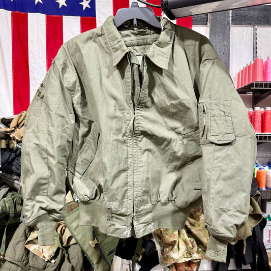 Fire Resistant Military Tanker Jacket - US Army Green XL