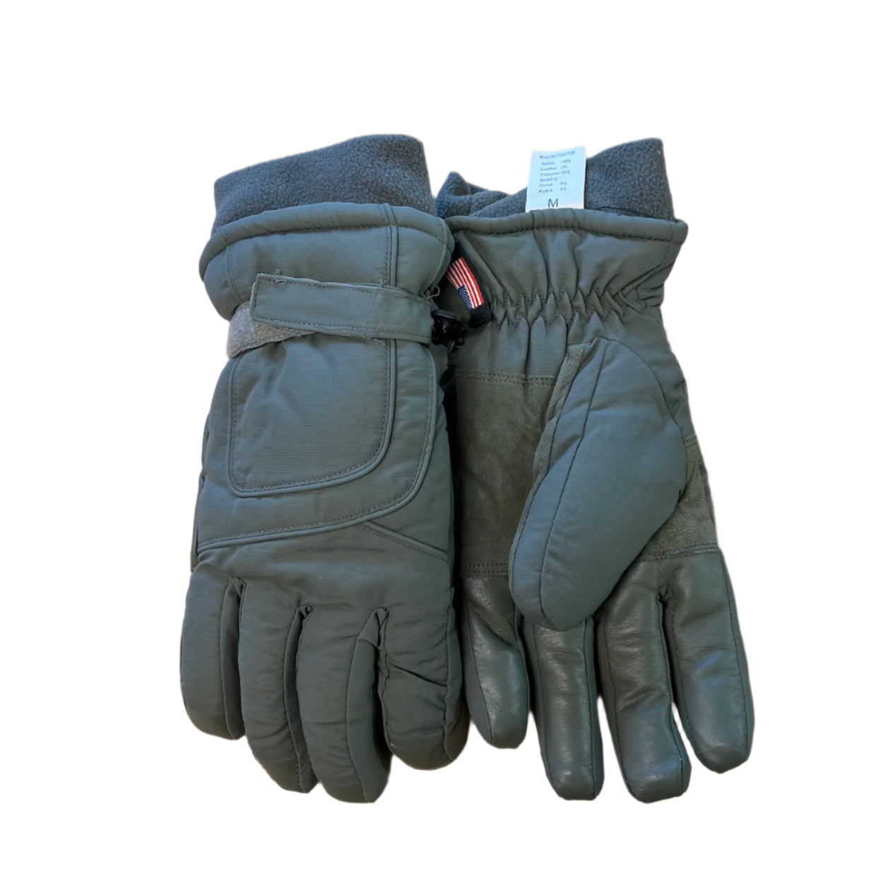 Hawkeye Cold Weather Gloves - Medium Size - Olive Green