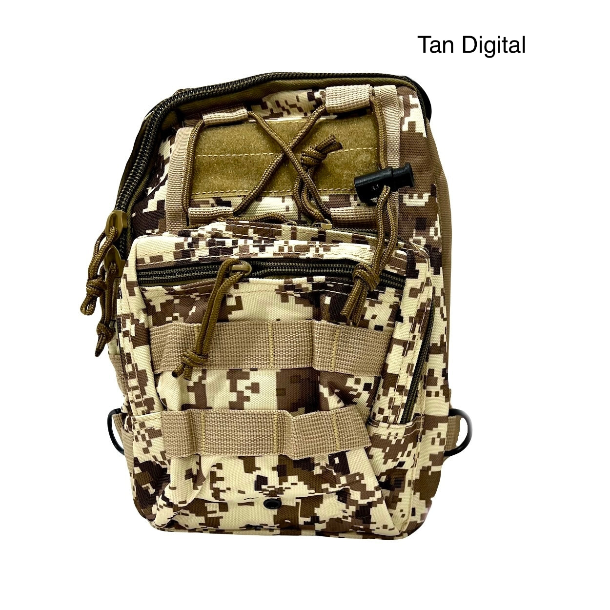 Canvas Camouflage Crossbody Sling Bag 9" - 7 Colors Available