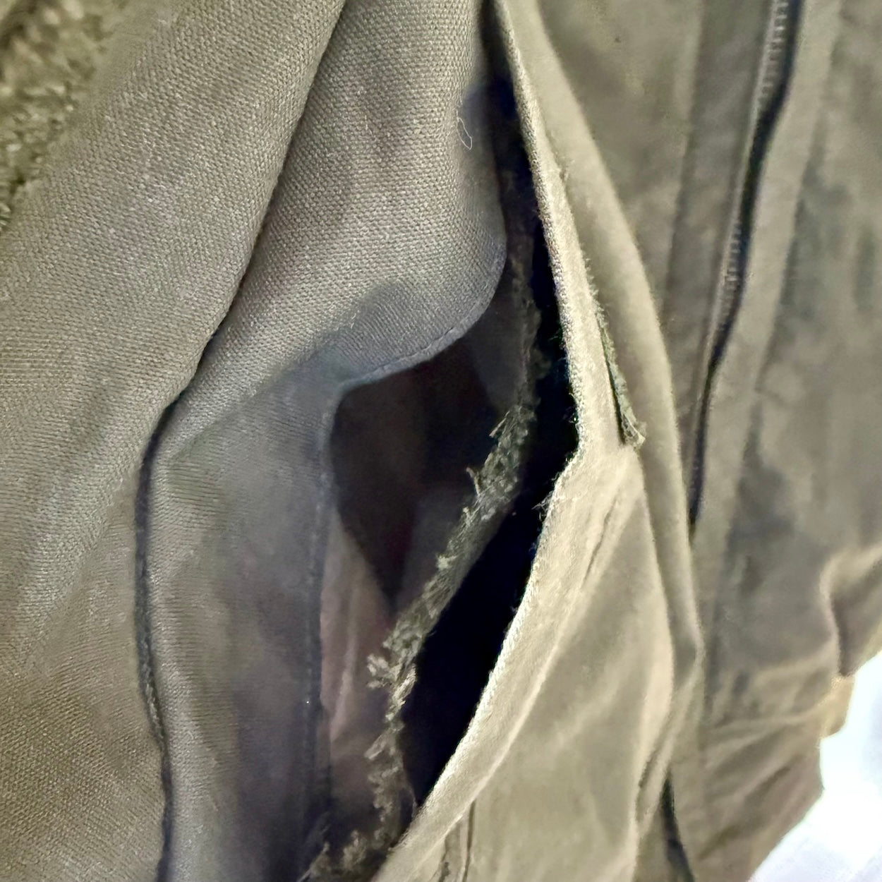 Vintage US Army Aramid Coat CVC Combat Vehicle Coat Large