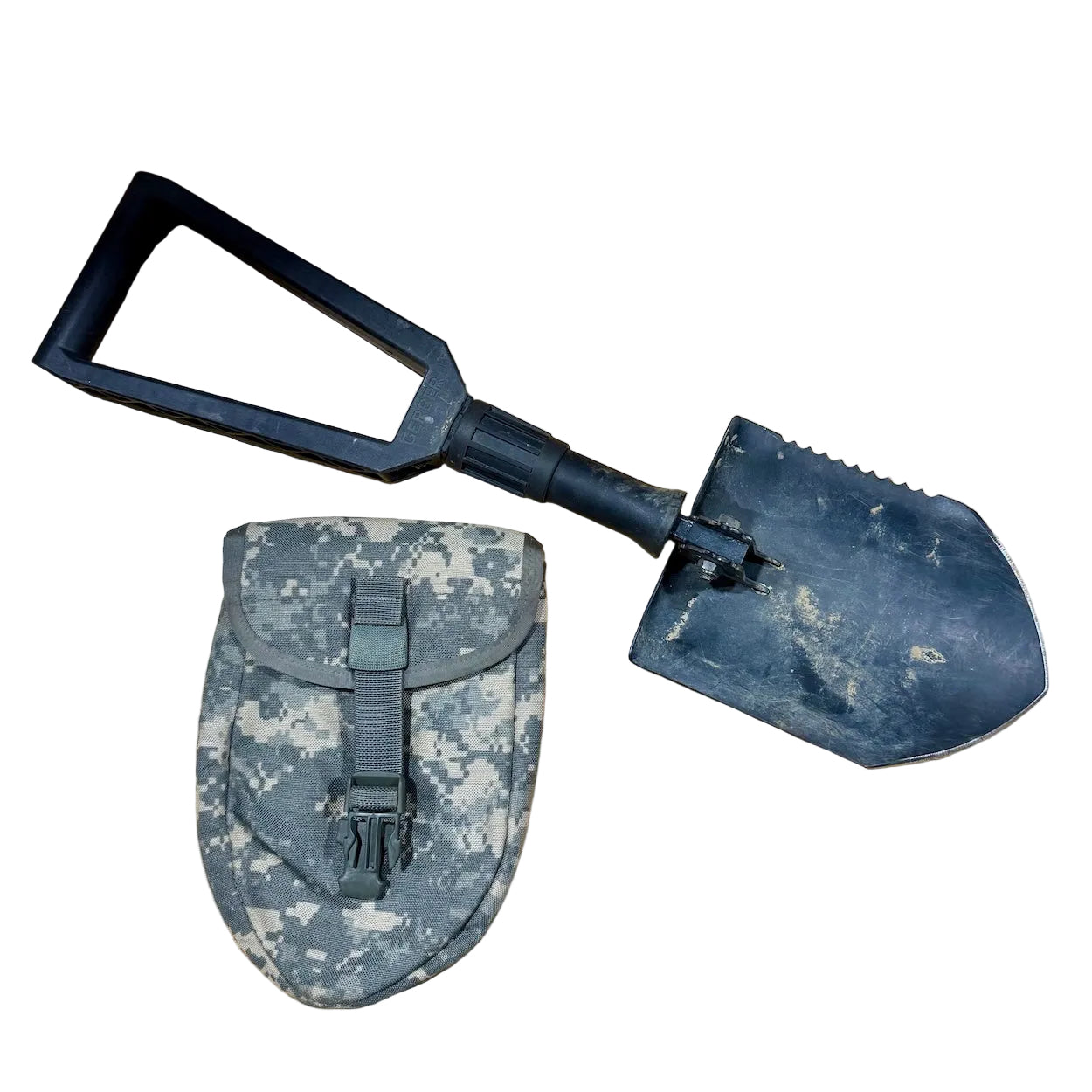 US Military Gerber USA Entrenching Shovel Collapsible Handle W/ACU Cover