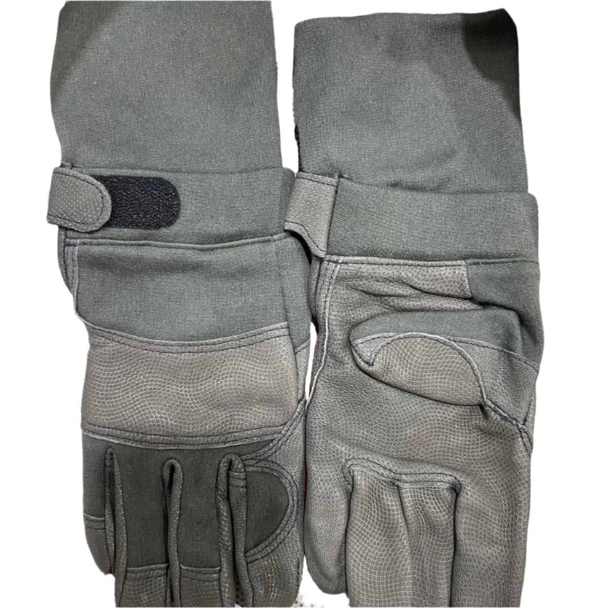 US Army Combat/Flyers Gloves Sage Green Leather Medium