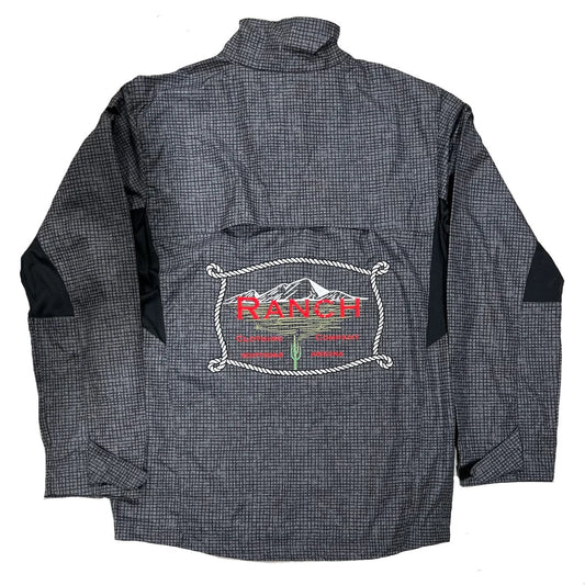 Men's Ranch Clothing Jacket In Black Carbon