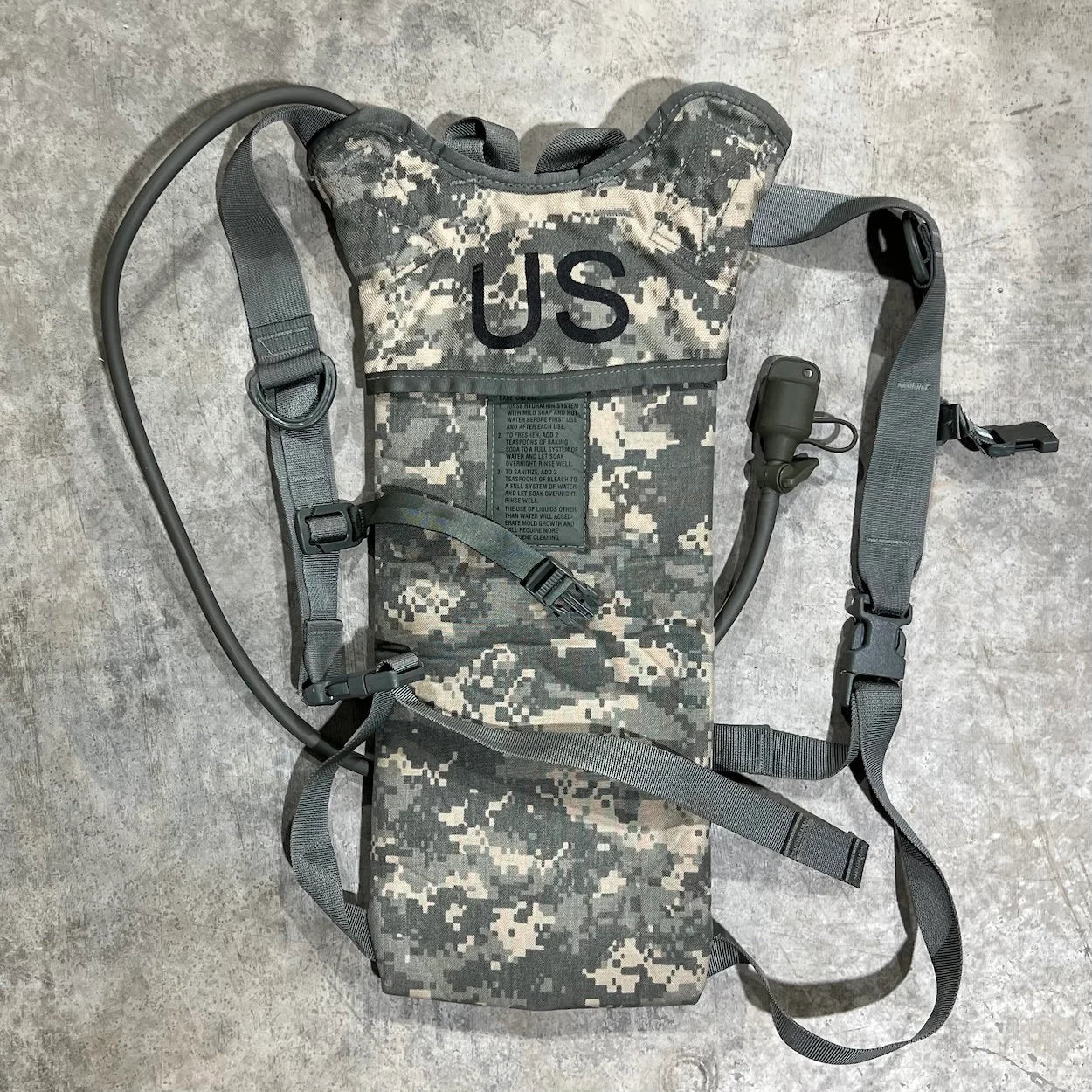 U.S. Military Hydration Carrier In ACU Digital Camo MOLLE II