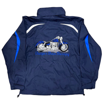 Custom Embroidered Bike Men's Windbreaker Jacket