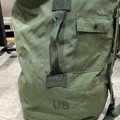 US Army Sea Bag Genuine Military Issue Duffle Bag Cordura Nylon 2 Carrying Straps Backpack  Bug out bag.