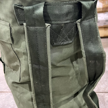 US Army Sea Bag Genuine Military Issue Duffle Bag Cordura Nylon 2 Carrying Straps Backpack  Bug out bag.