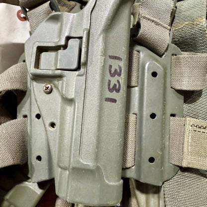 Blackhawk SERPA Drop Leg Holster - Beretta 92/96 Right Hand Foliage Green