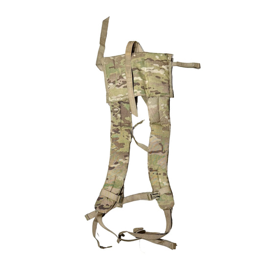 US Military MOLLE Enhanced Frame Shoulder Straps - OCP Camo - Large Rucksack Damaged