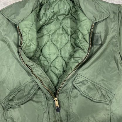 Vintage Original 1987 Summer Nylon Jacket CWU 36/P In Sage Green