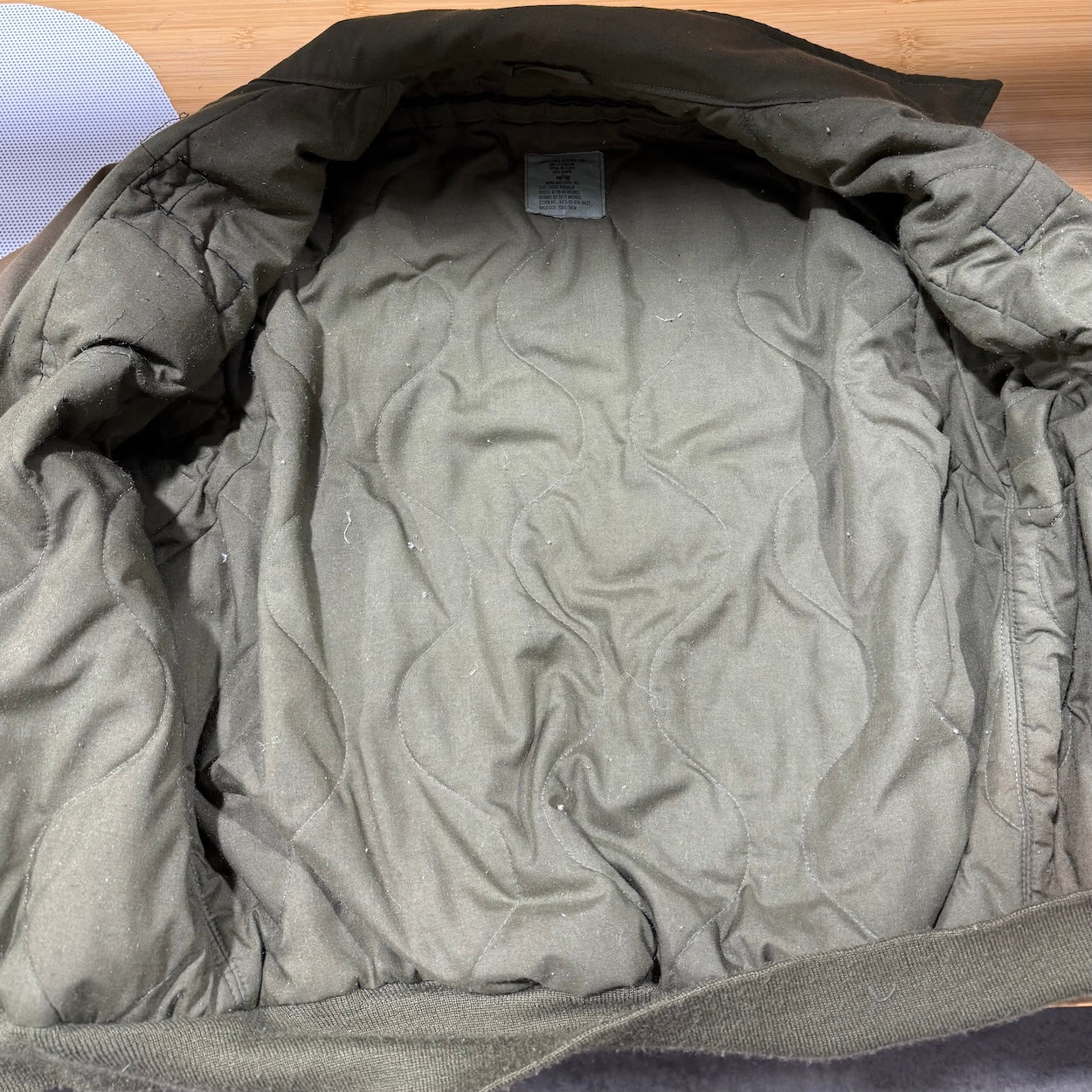 Vintage US Army Aramid Coat CVC Combat Vehicle Coat Large