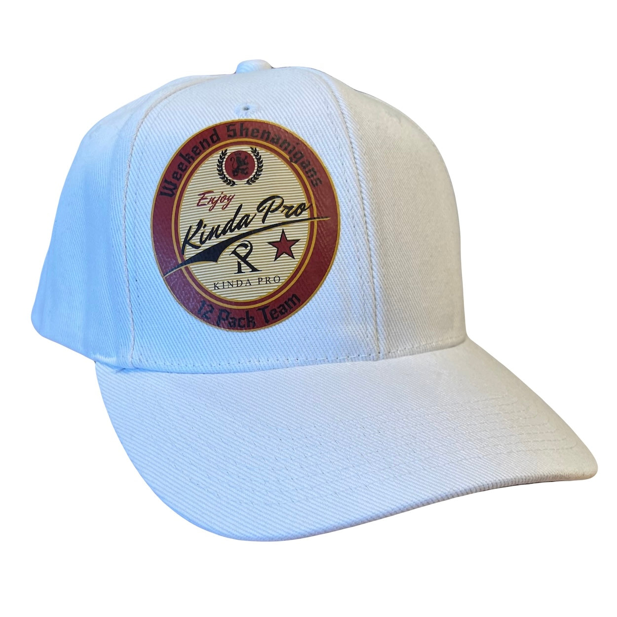 Kinda Pro 'Weekend Shenanigans' Denim Baseball Cap Adjustable