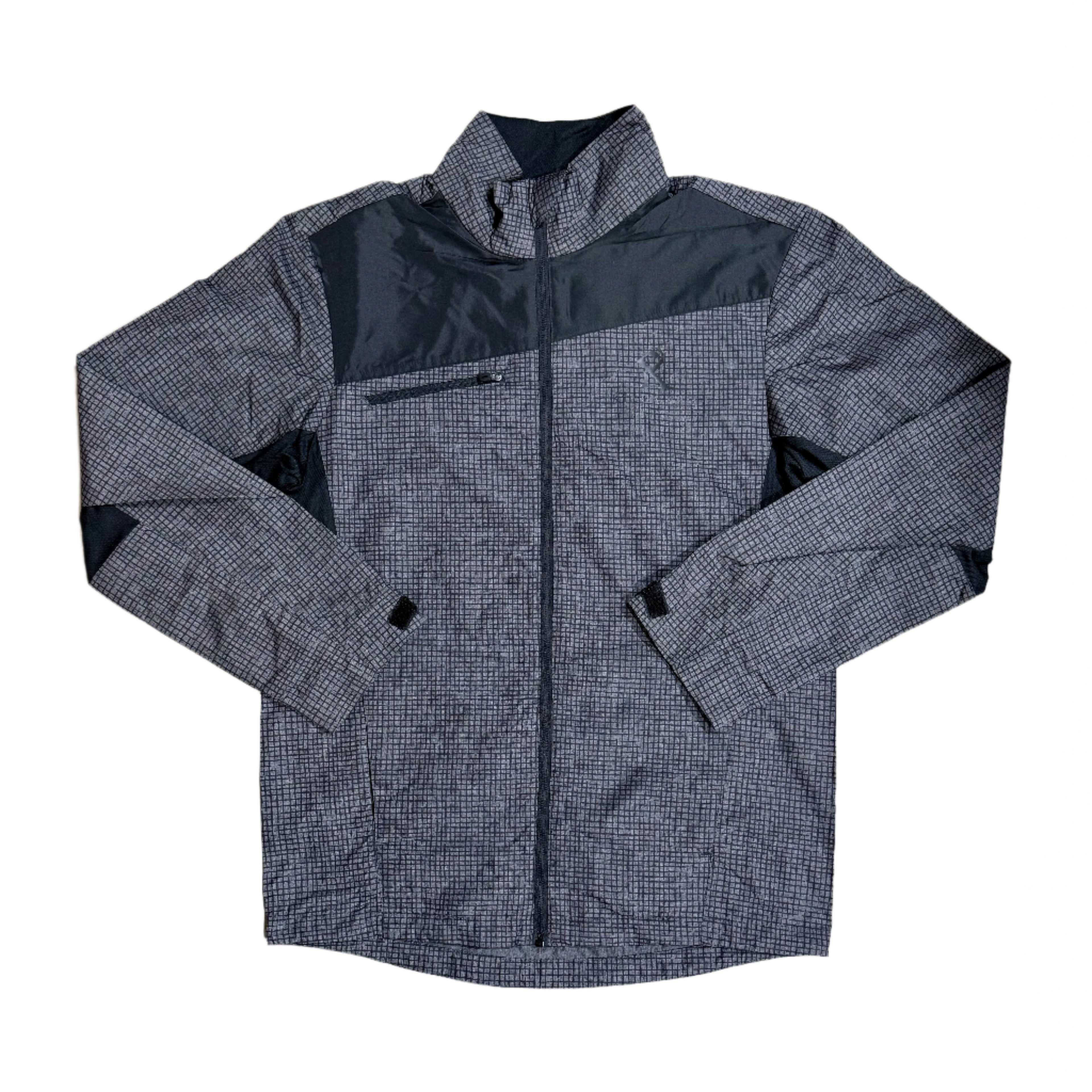 Kinda Pro Men's Black Carbon Windbreaker Jacket