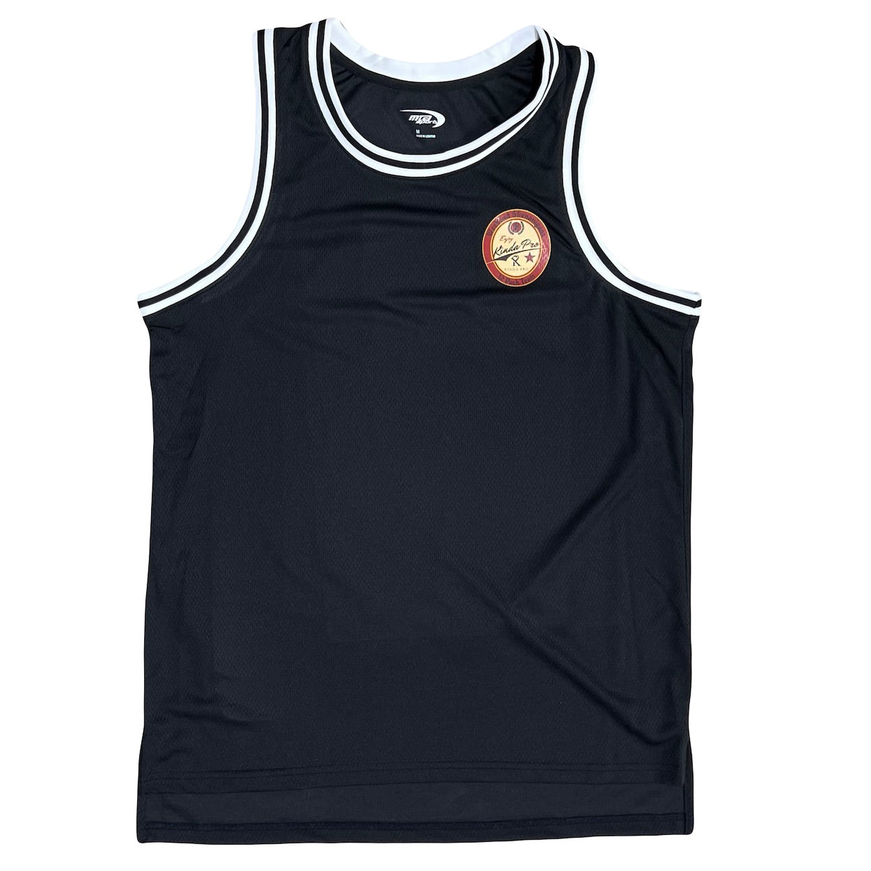 Kinda Pro Black Basketball Jersey 12-Pack - Team Sleeveless Jersey