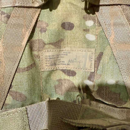 US Military MOLLE Enhanced Frame Shoulder Straps - OCP Camo - Large Rucksack Damaged