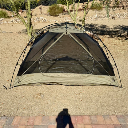 LiteFighter Combat Tent - US Army Issued One Person OCP Multicam - Ultra-Lightweight 4lbs