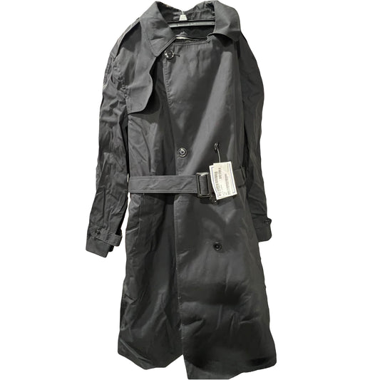 US Navy Mens Black All Weather Trench Coat