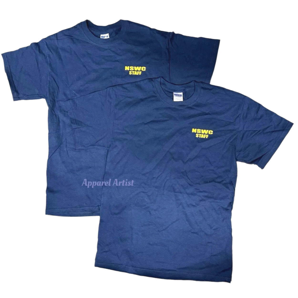 US Naval Special Warfare Command Instructor T-Shirts - 2-Pack Medium Navy