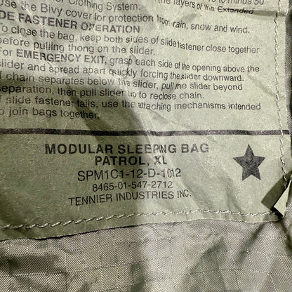 US Military Patrol Sleeping Bag Foliage Green Modular System XL