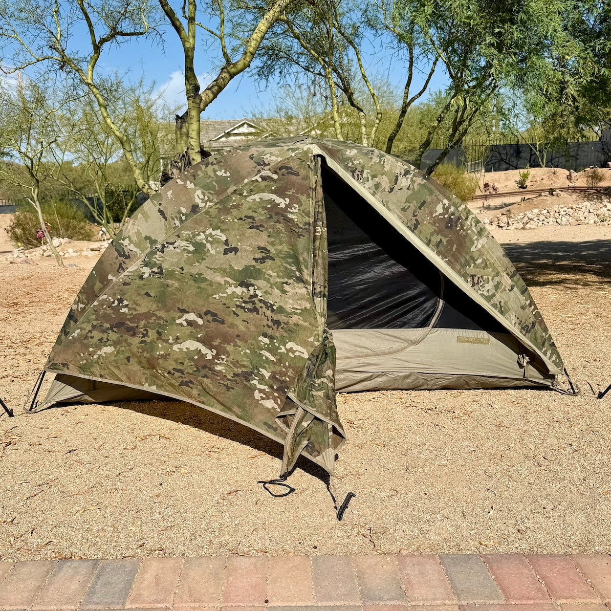 LiteFighter 1-Person Combat Tent - US Army Issue OCP Camouflage