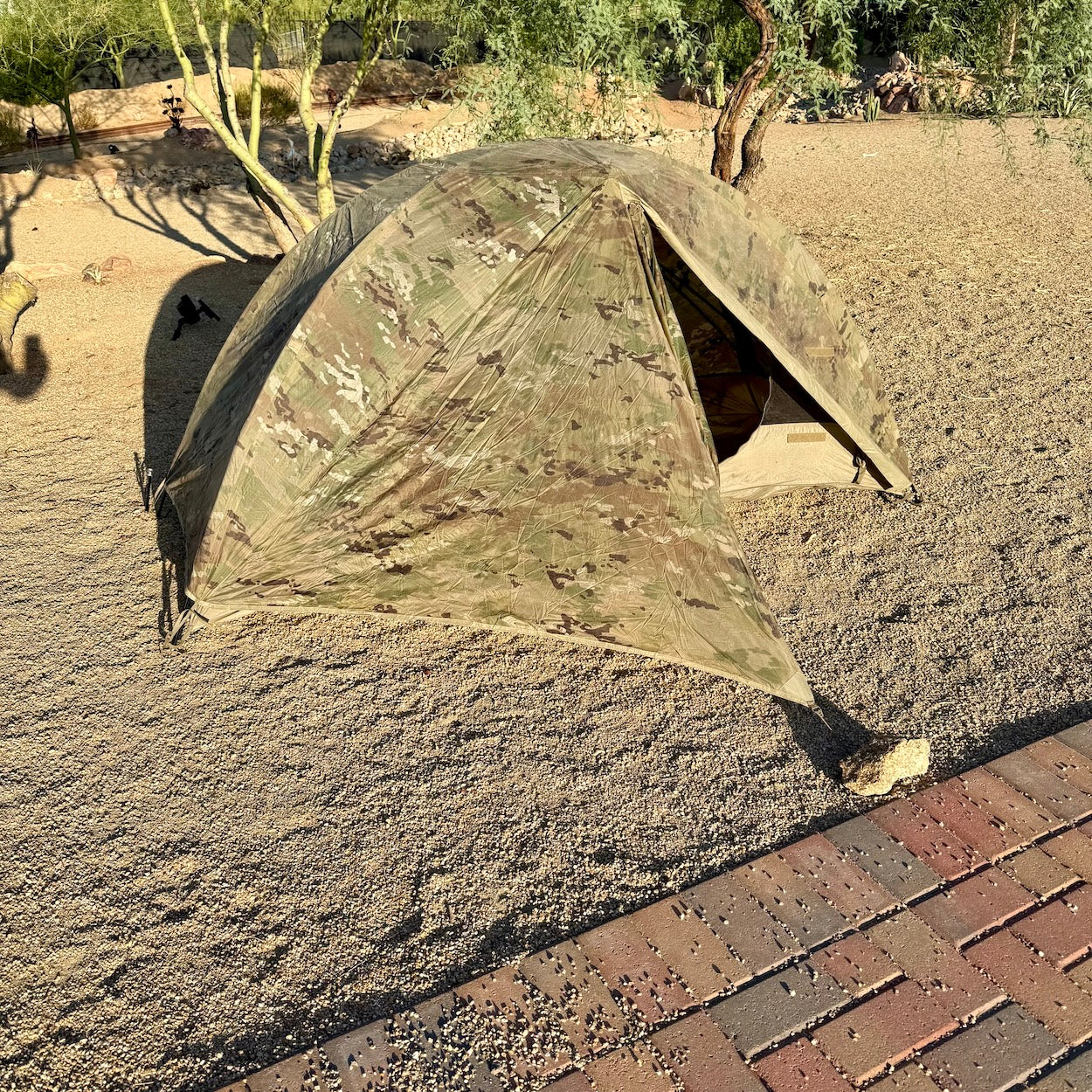 LiteFighter 1-Person Combat Tent - US Army Issue OCP Camouflage -4