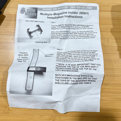 Thor Defense MMH | Multiple-Magazine Holder for Tactical Carry