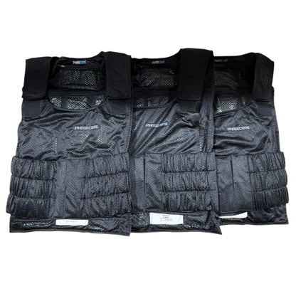 Phasecore Cooling Vest System - 3-Vest Complete Set with Ice Packs & Carry Bag - New