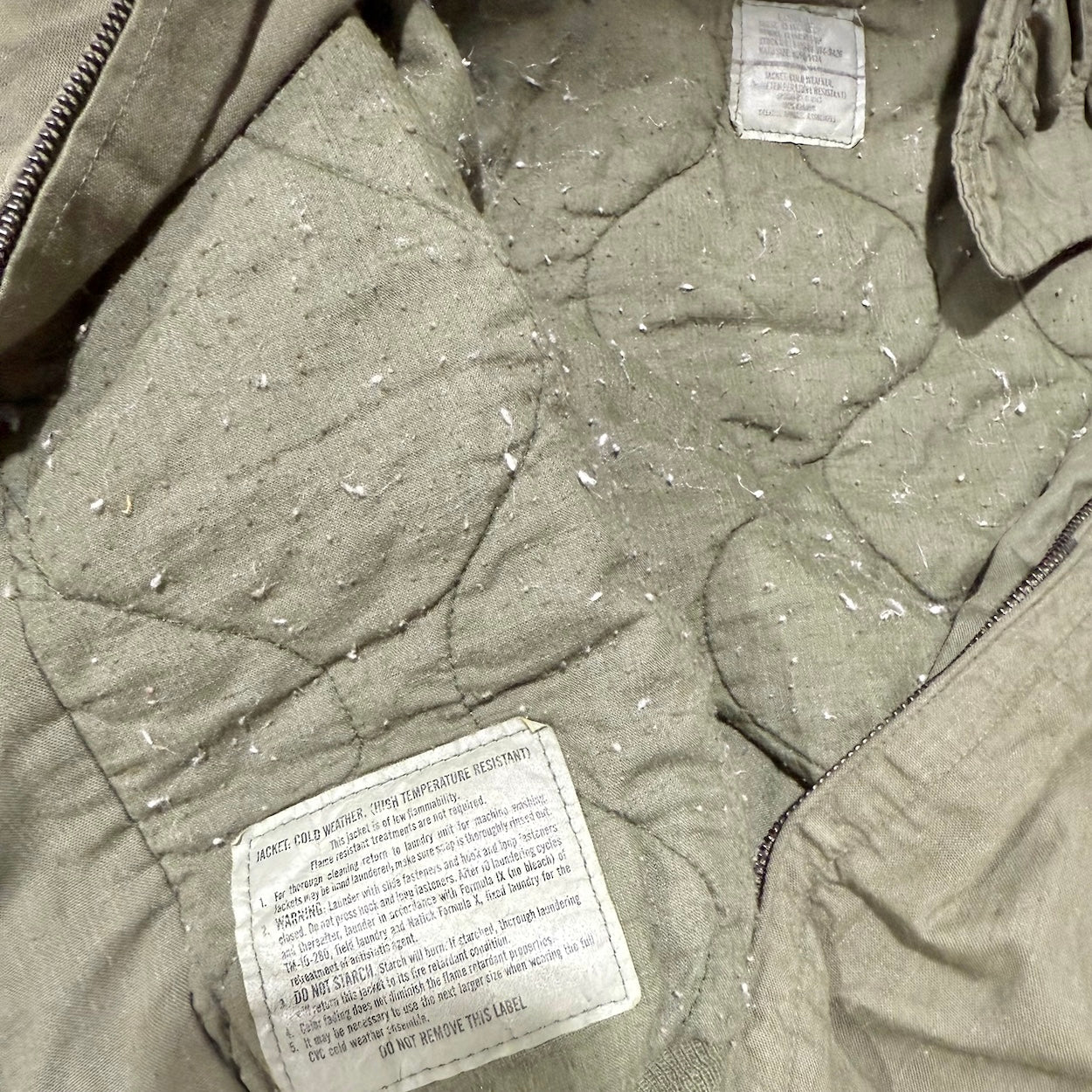 Vintage US Army CVC Aramid Combat Coat XL Long Military Jacket