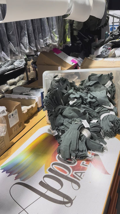 US Army Cold Weather Wool Glove Liners - 100% Wool Insert - New