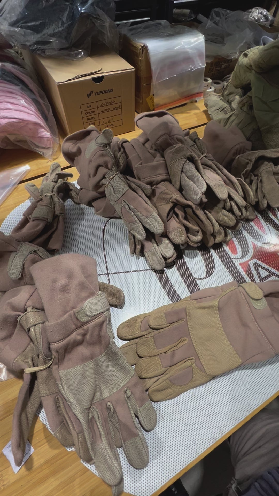 U.S. Military Ansel Hawkeye FROG Combat Gloves - XXL Size