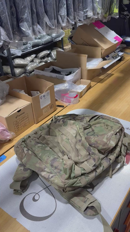 Medium MOLLE II Rucksack - US Army OCP Multicam Field Pack with Frame & Belt