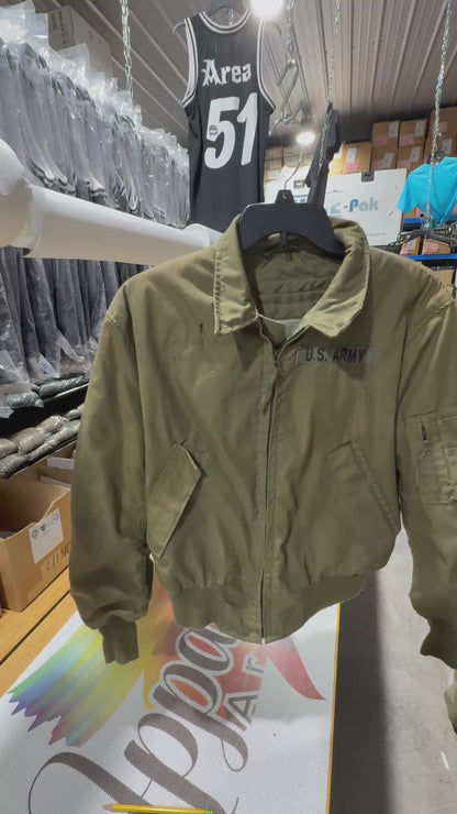 Vintage US Army Aramid Coat CVC Combat Vehicle Coat Large