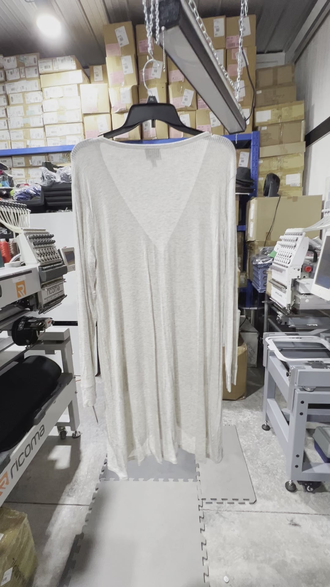 Women's Long Knit Wrap Sweater with Pockets by Falls Creek