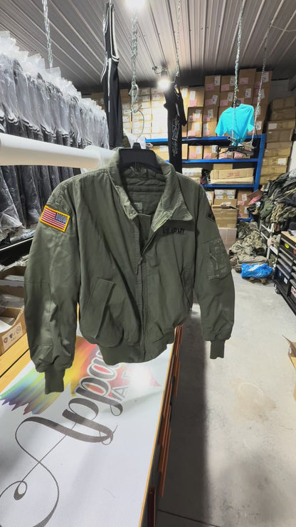 Vintage US Army Aramid Coat CVC Combat Vehicle Coat Large