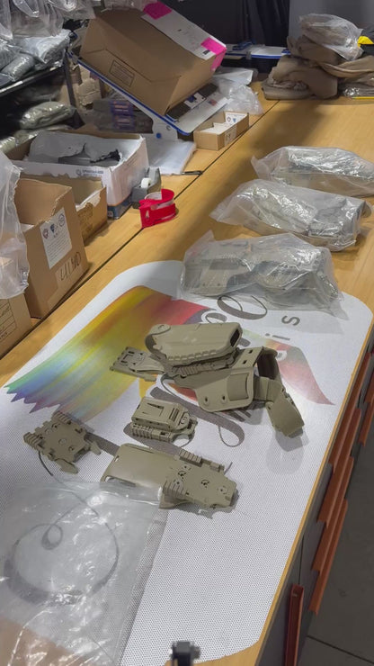 Safariland Tactical Drop Leg Holster - Sig P320/P250 Right Hand Military MHHC Kit