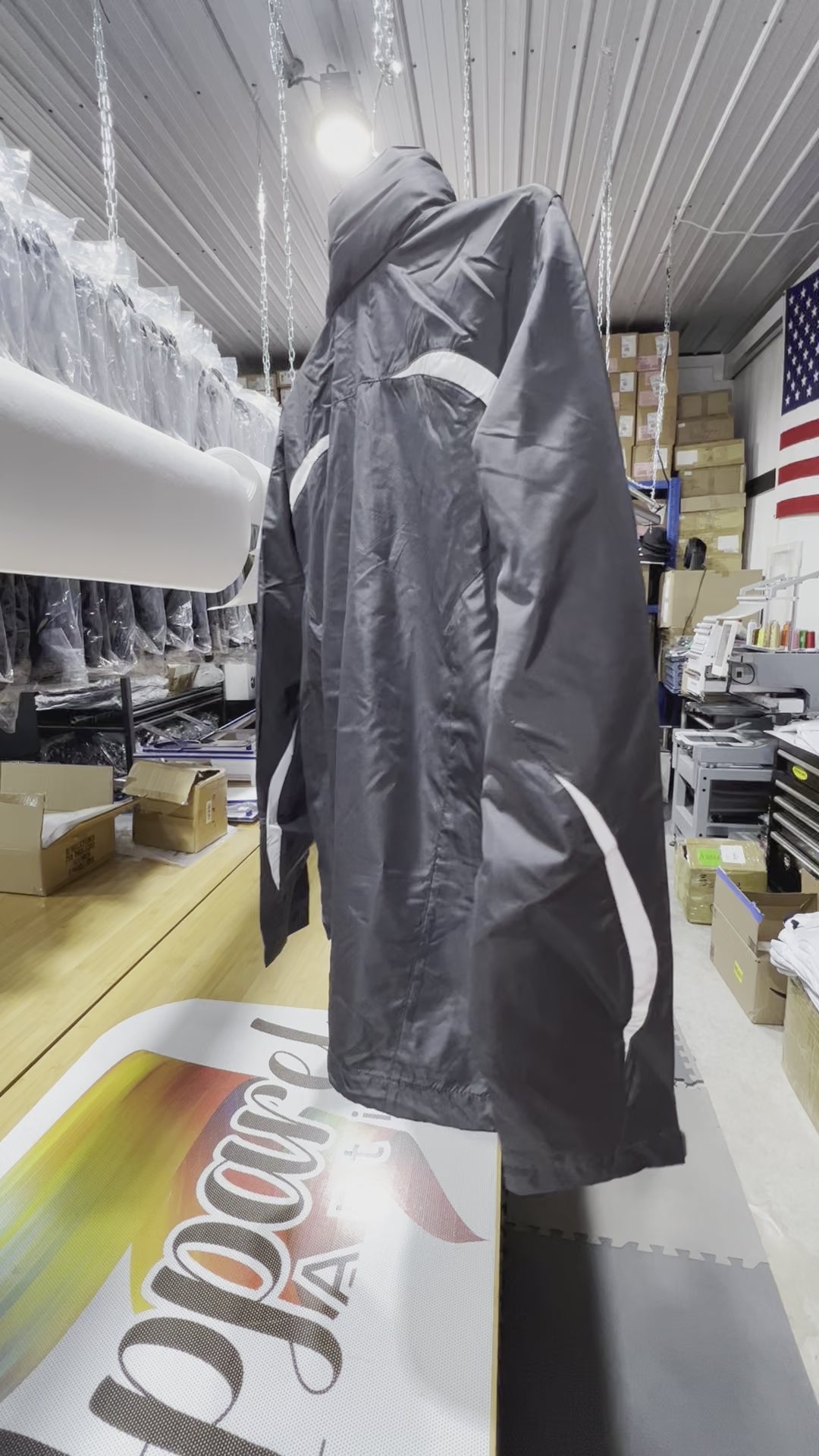 Spyderpunk Men's Windbreaker - Mesh Lined with Roll-Away Hood