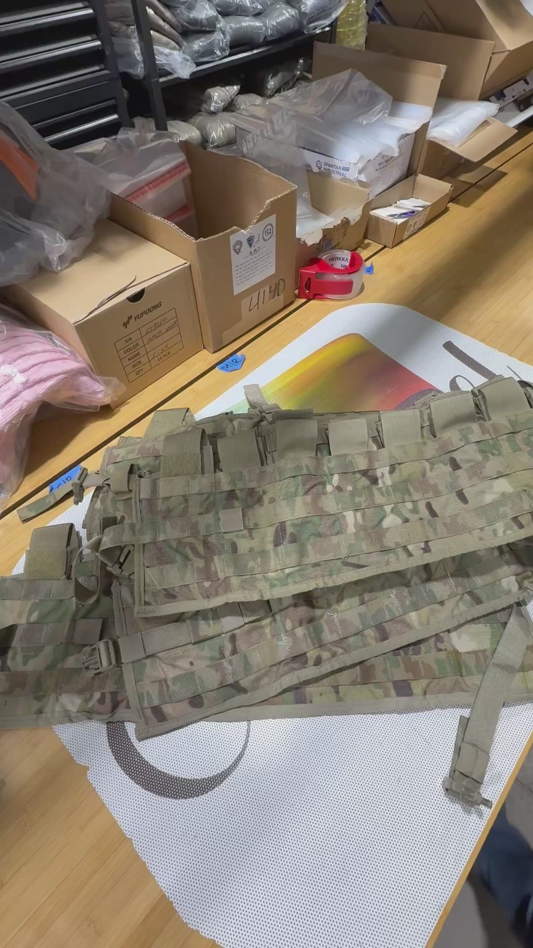 US Military Tactical Assault Panel System Multicam Without Shoulder Harness