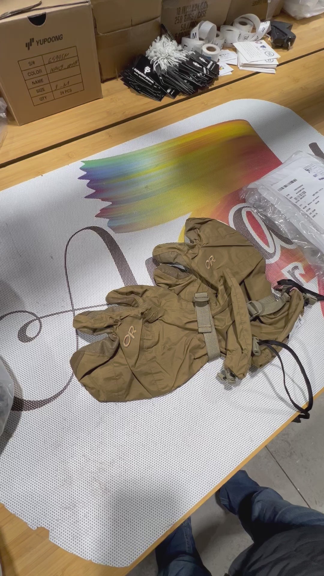 Outdoor Research MGS TF Tactical Shell Mitts - Coyote Brown Gore-Tex Waterproof