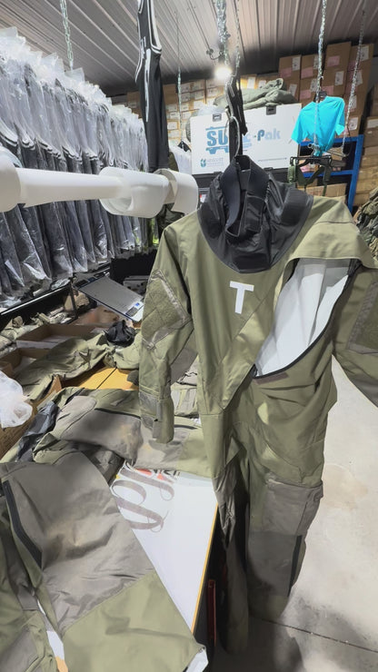 Kokatat Tactical Military Drysuit - AP-PPE MAS Grey Small Training Suit