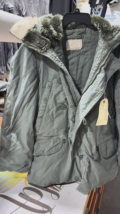 US Navy Parka GI Extreme Cold Weather Parka N-3B